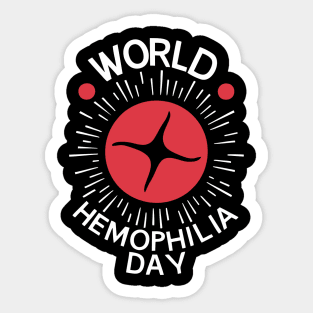 Hemophilia Day Sticker